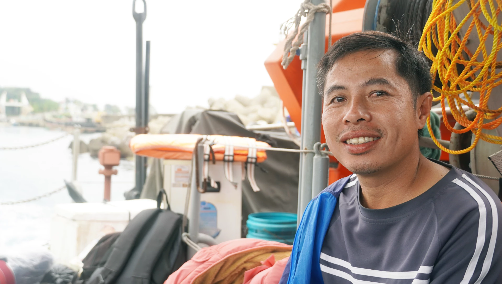 Anh Hồ Ninh Cảnh, cư dân đặc khu Cồn Cỏ - Ảnh: N.M