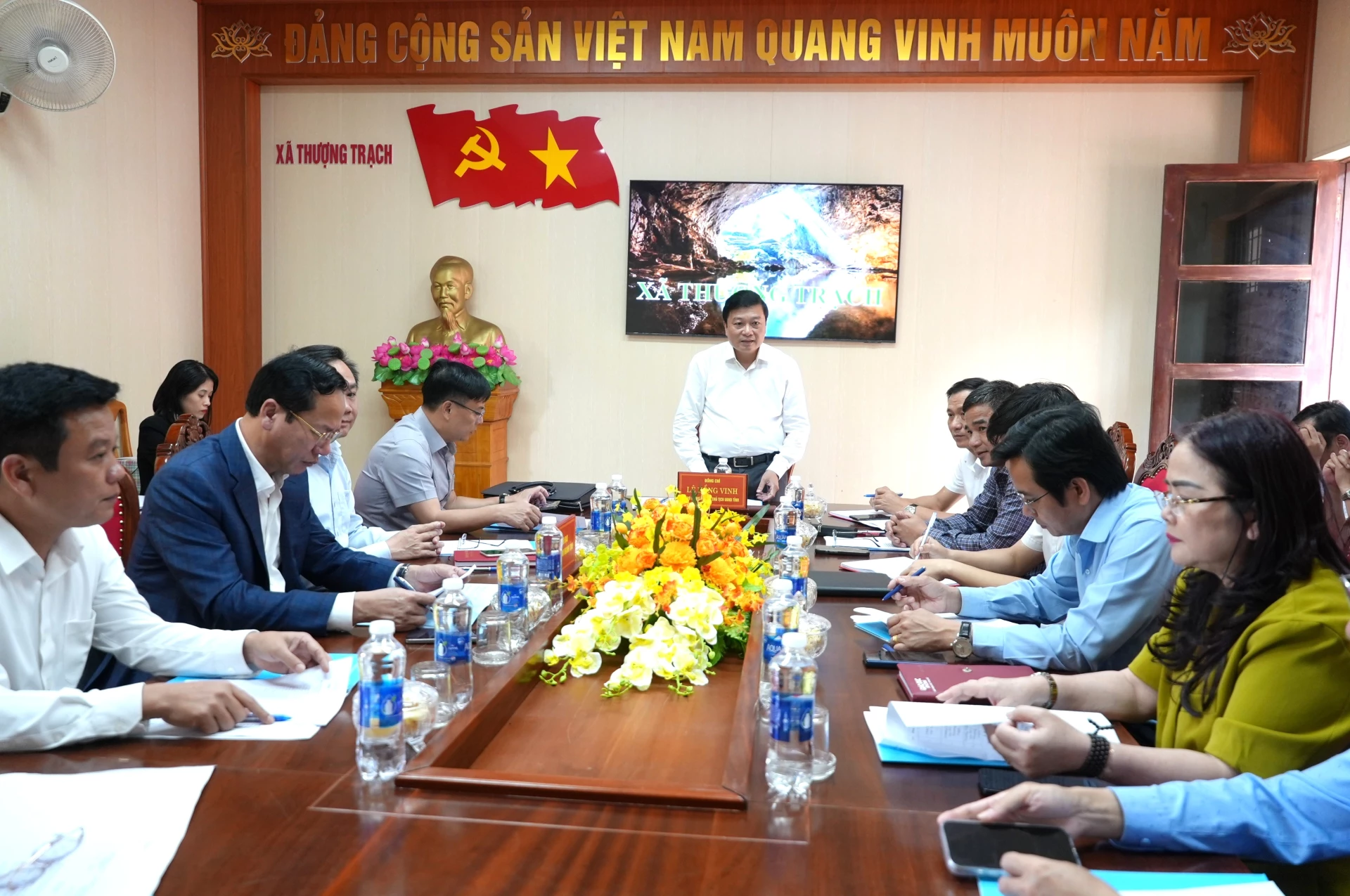 Quang cảnh buổi làm việc - Ảnh: T.Đ