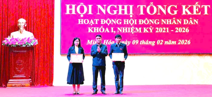 HĐND xã Minh Hóa tổng kết hoạt động nhiệm kỳ 2021-2026
