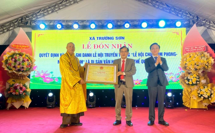 'Lễ hội Chùa Kim Phong-Núi Thần Đinh' được công nhận Di sản văn hóa phi vật thể quốc gia