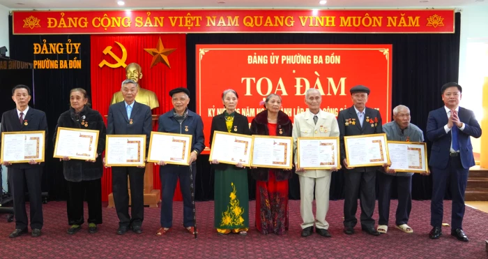 Phường Ba Đồn: Tọa đàm kỷ niệm 96 năm Ngày thành lập Đảng Cộng sản Việt Nam