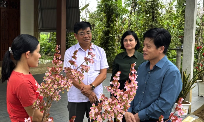 Đồng chí Phó Chủ tịch UBND tỉnh thăm, kiểm tra hoạt động sản xuất, kinh doanh đầu năm