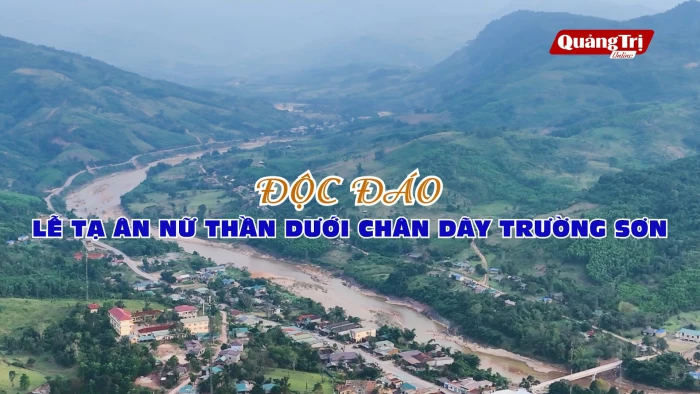 Độc đáo lễ tạ ân nữ thần dưới chân dãy Trường Sơn