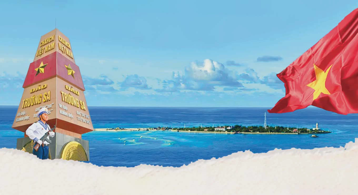 Những người lính biển vẫn vững vàng canh gác, giữ vững chủ quyền biển đảo Việt Nam- Ảnh: P.T