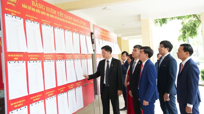 Tình hình triển khai công tác bầu cử đại biểu Quốc hội khóa XVI và đại biểu HĐND các cấp nhiệm kỳ 2026-2031