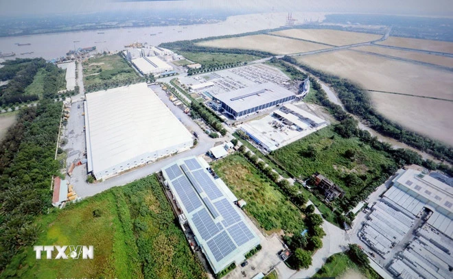 Một góc Khu Công nghiệp Hiệp Phước, Thành phố Hồ Chí Minh. (Ảnh: Thanh Vũ/TTXVN)