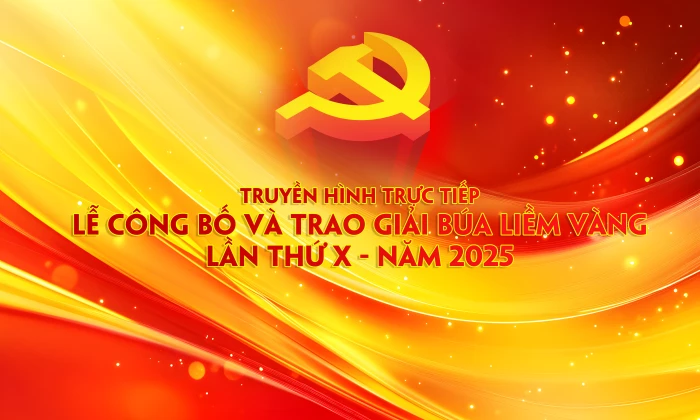 Truyền hình trực tiếp: Lễ công bố và trao Giải Búa liềm vàng lần thứ X, năm 2025