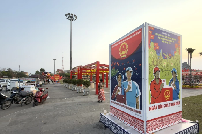 Đẩy mạnh tuyên truyền cổ động trực quan về cuộc bầu cử đại biểu Quốc hội và HĐND các cấp