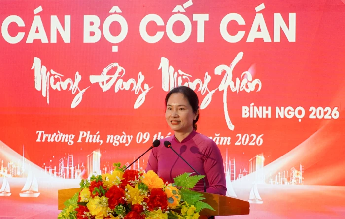 Xã Trường Phú: Gặp mặt cán bộ cốt cán nhân dịp Tết Nguyên đán Bính Ngọ