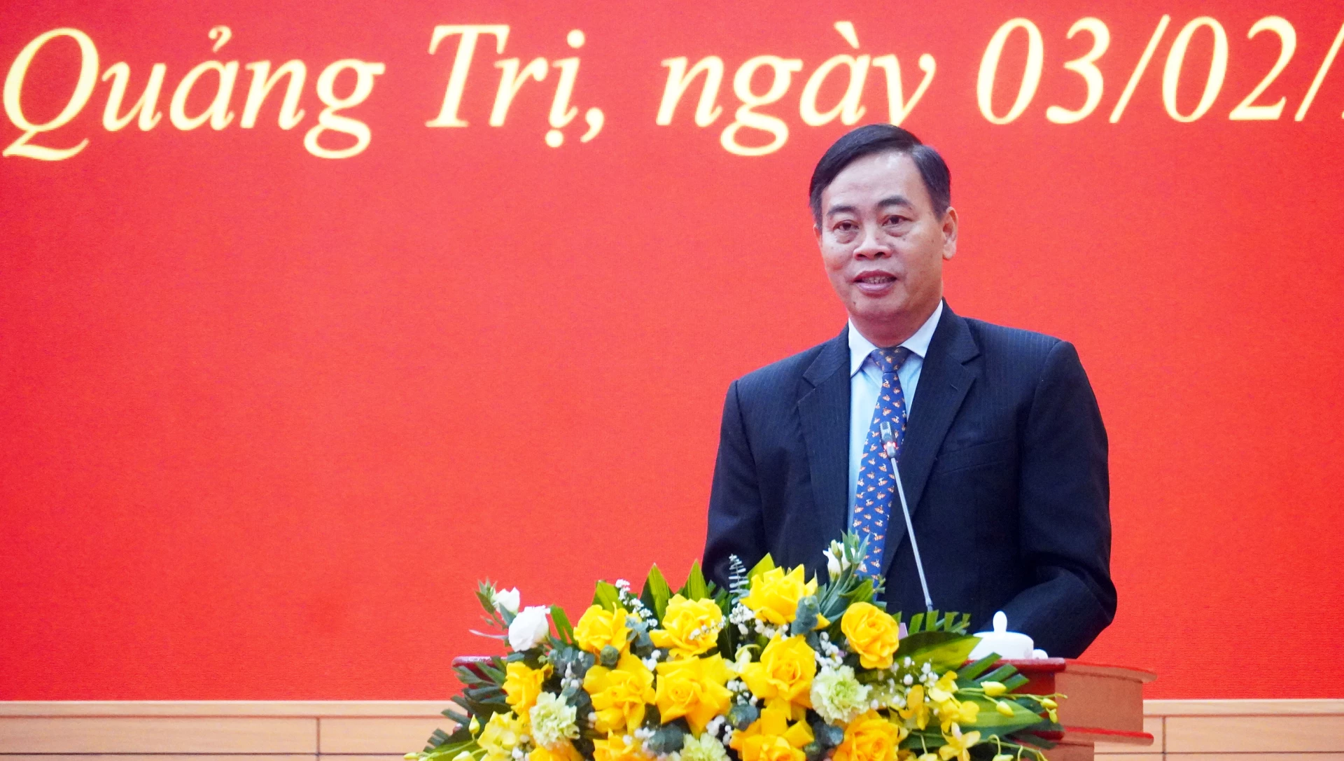 Đồng chí Nguyễn Đăng Quang, Phó Bí thư Tỉnh ủy, Chủ tịch HĐND tỉnh phát biểu tại kỳ họp - Ảnh: N.M