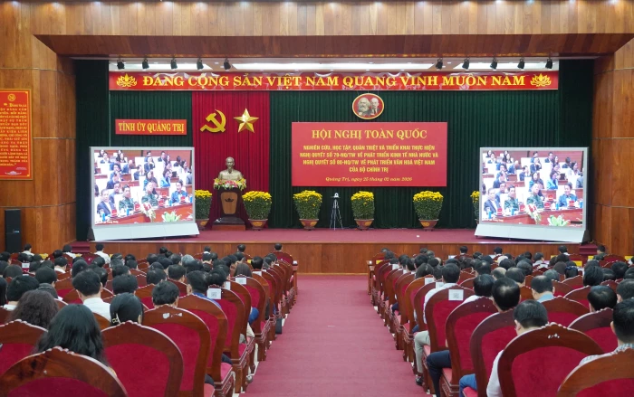 Khai mạc hội nghị toàn quốc nghiên cứu, học tập, quán triệt và triển khai thực hiện Nghị quyết số 79 và Nghị quyết số 80 của Bộ Chính trị