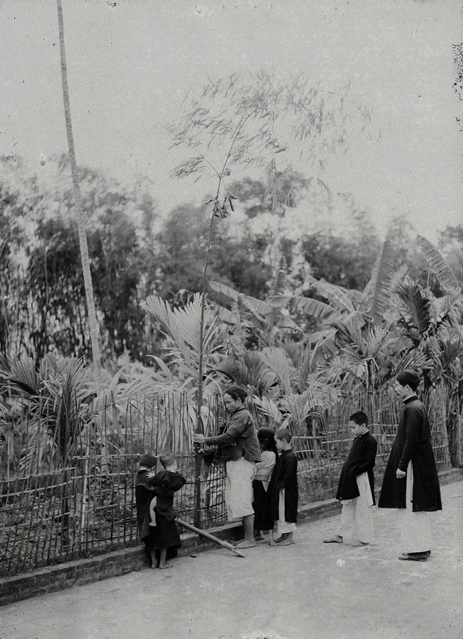 Cây nêu được dựng với mục đích trừ ta ma yêu quỷ, cầu bình an và dẫn đường cho ông bà tổ tiên trở về ăn Tết với con cháu. (Ảnh tư liệu)