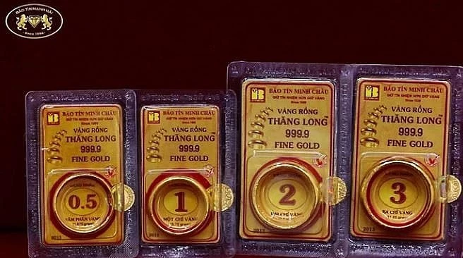 Sản phẩm vàng nhẫn được nhiều khách hàng mua lấy may đầu năm.