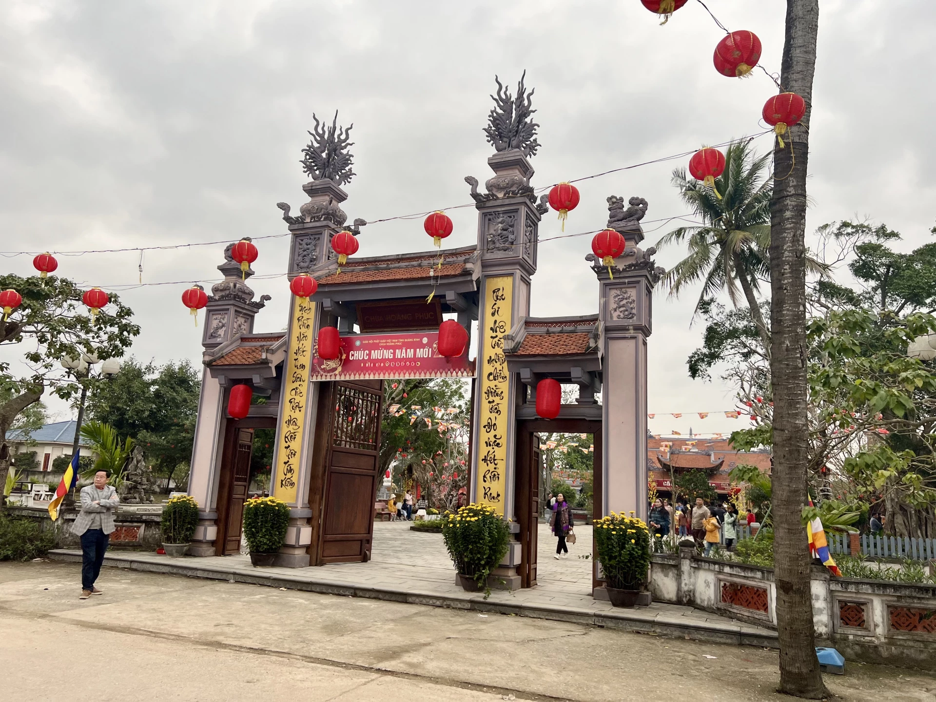 Chùa Hoằng Phúc được đón nhận Bằng di tích lịch sử quốc gia vào năm 2016. Ảnh T.A