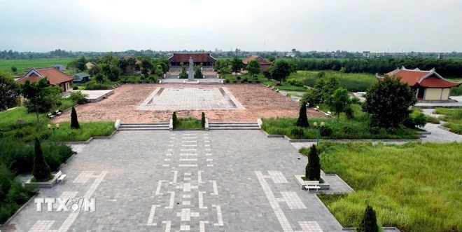 Khu lưu niệm danh nhân văn hóa Lê Quý Đôn tại xã Lê Quý Đôn (Hưng Yên). (Ảnh: Thế Duyệt/TTXVN)