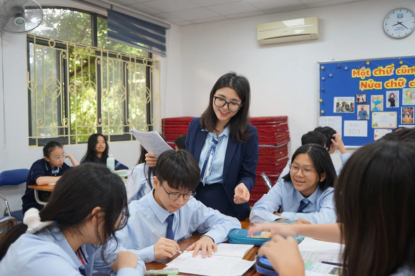 Ngành giáo dục sẽ có nhiều thay đổi lớn trong năm mới. (Ảnh: PV/Vietnam+)