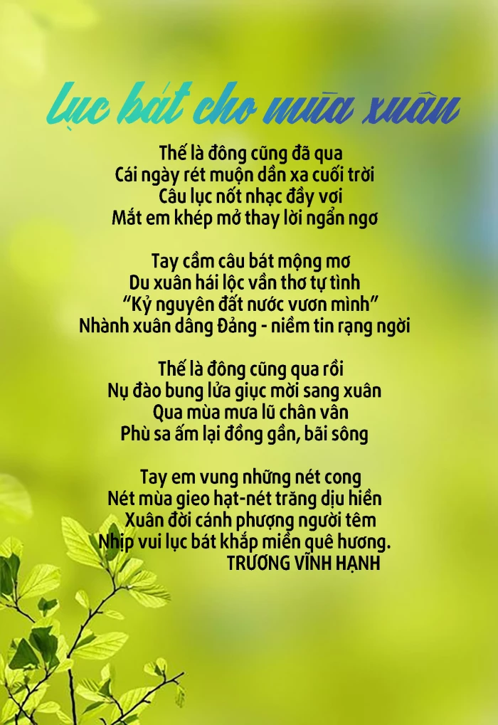 Lục bát cho mùa xuân