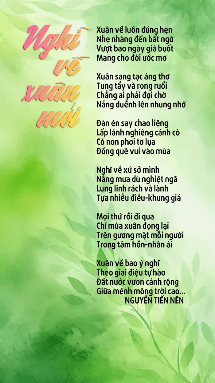 Nghĩ về xuân mới