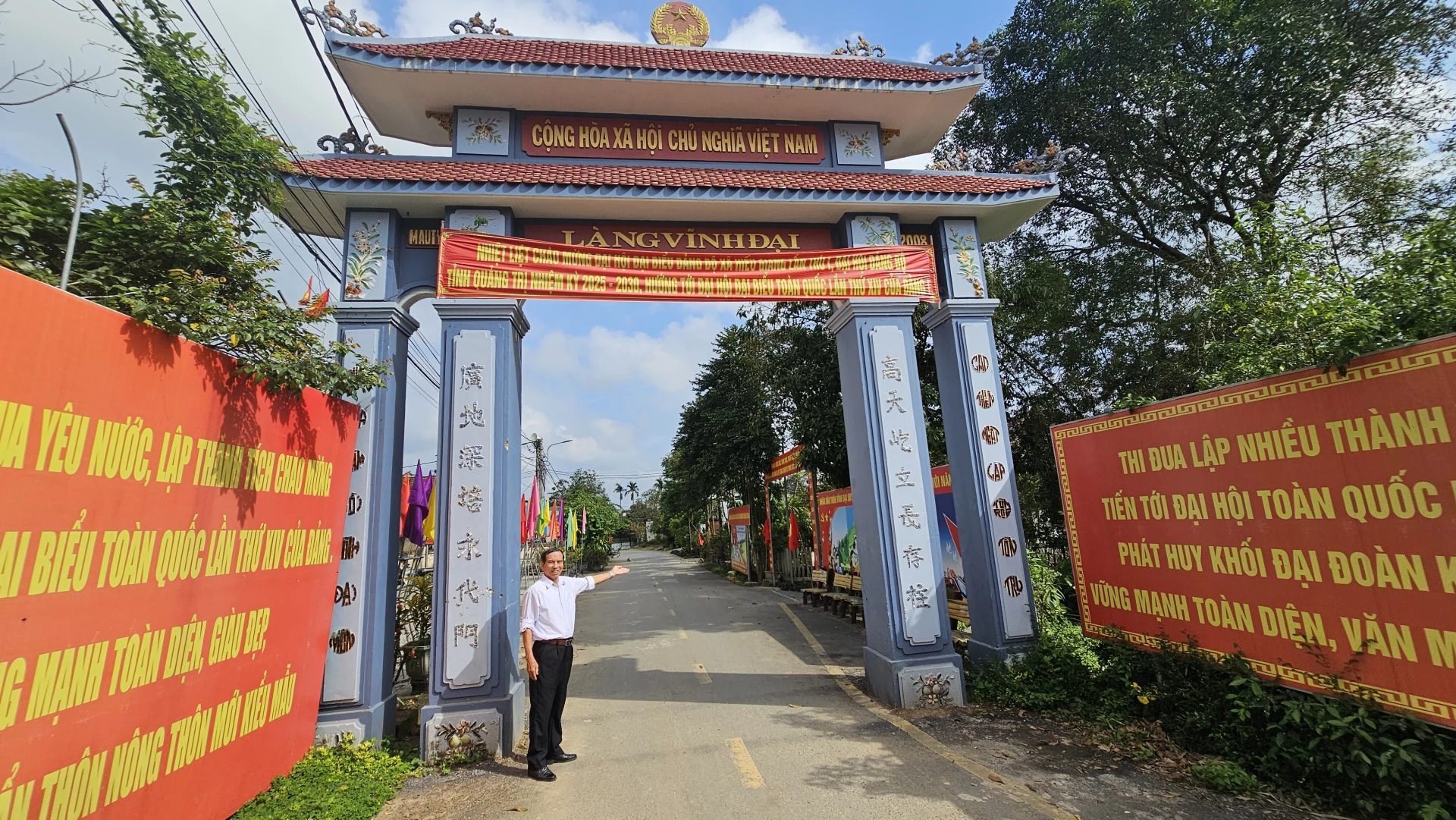 Làng quê nông thôn mới Vĩnh Đại, xã Hiếu Giang ngày càng khang trang, sạch đẹp - N.T.H