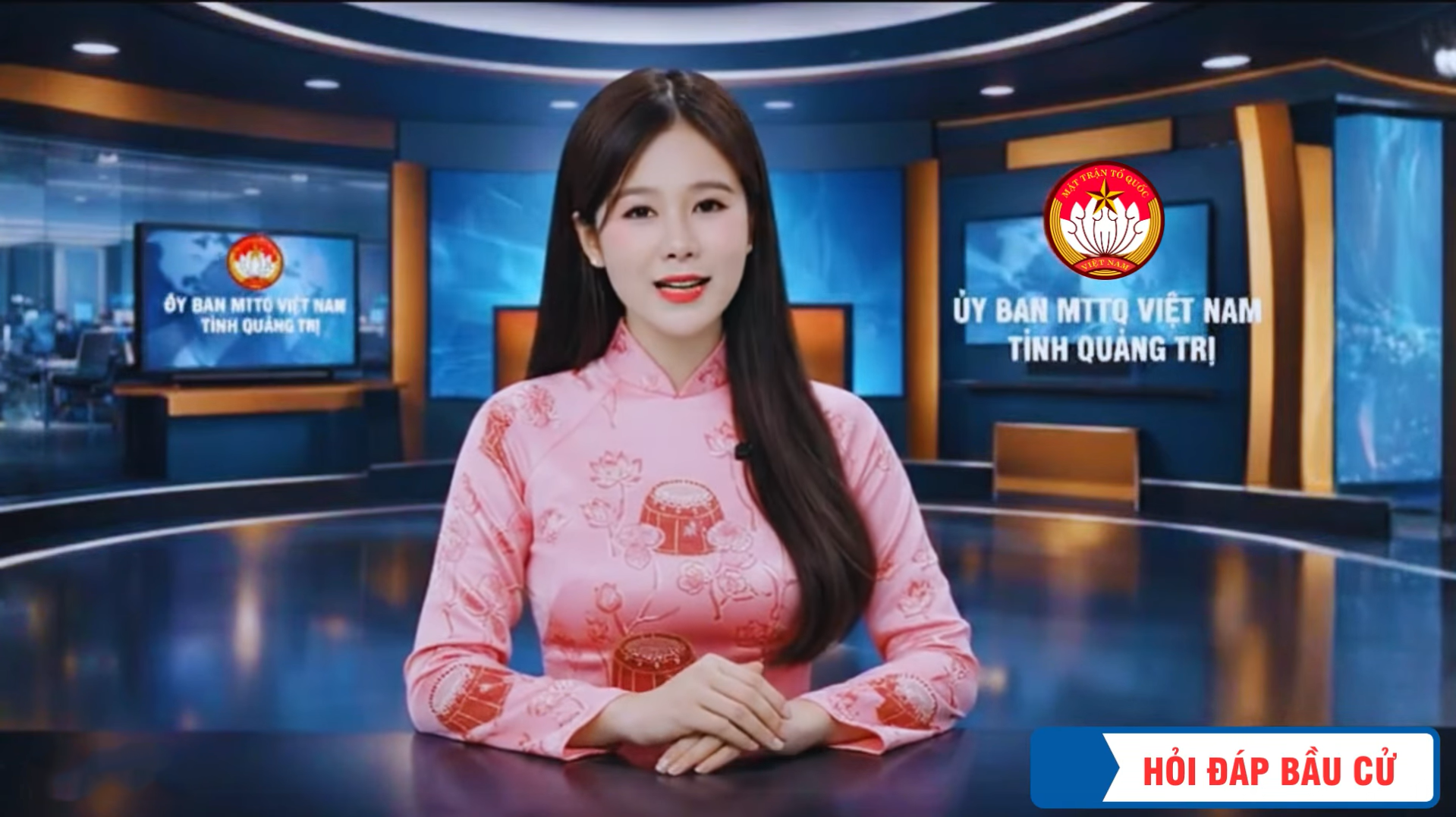 Trợ lý ảo AI của trang fanpage Mặt trận tỉnh Quảng Trị trả lời nhanh các câu hỏi liên quan đến bầu cử - Ảnh: M.N