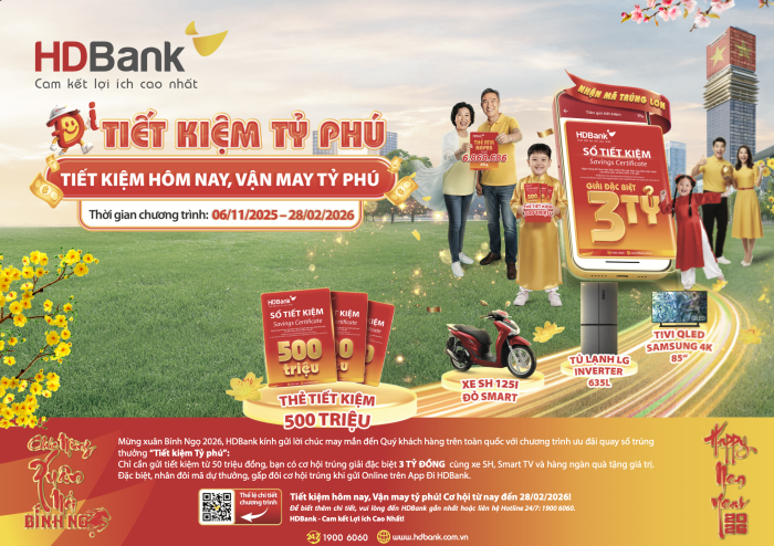 Ngân hàng HD Bank Quảng Trị chúc mừng năm mới