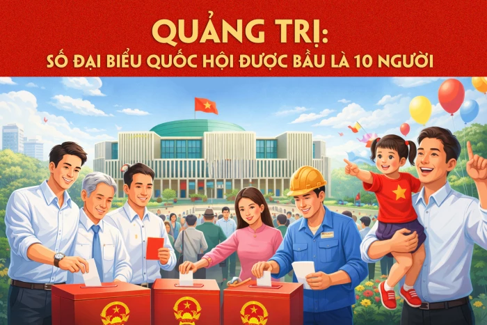 Quảng Trị: Số đại biểu Quốc hội được bầu là 10 người
