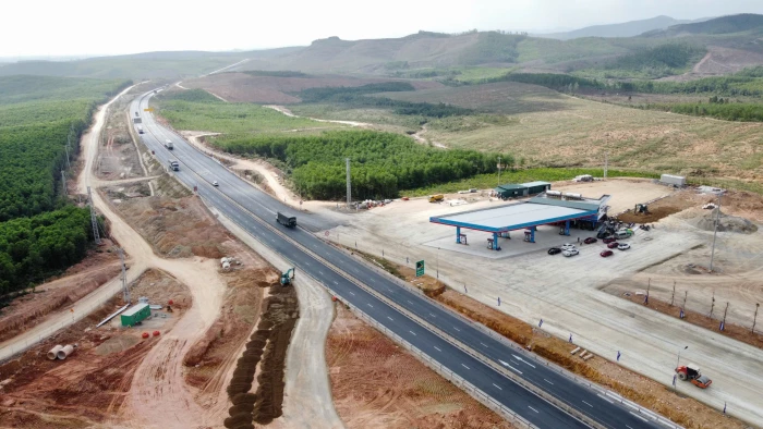 Trạm dừng nghỉ đầu tiên trên cao tốc Bắc – Nam qua tỉnh Quảng Trị được vận hành tạm thời
