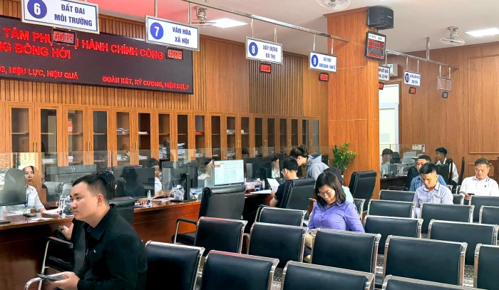 Phường Đồng Hới: Xử lý số hóa đầu vào hồ sơ thủ tục hành chính đạt 100%