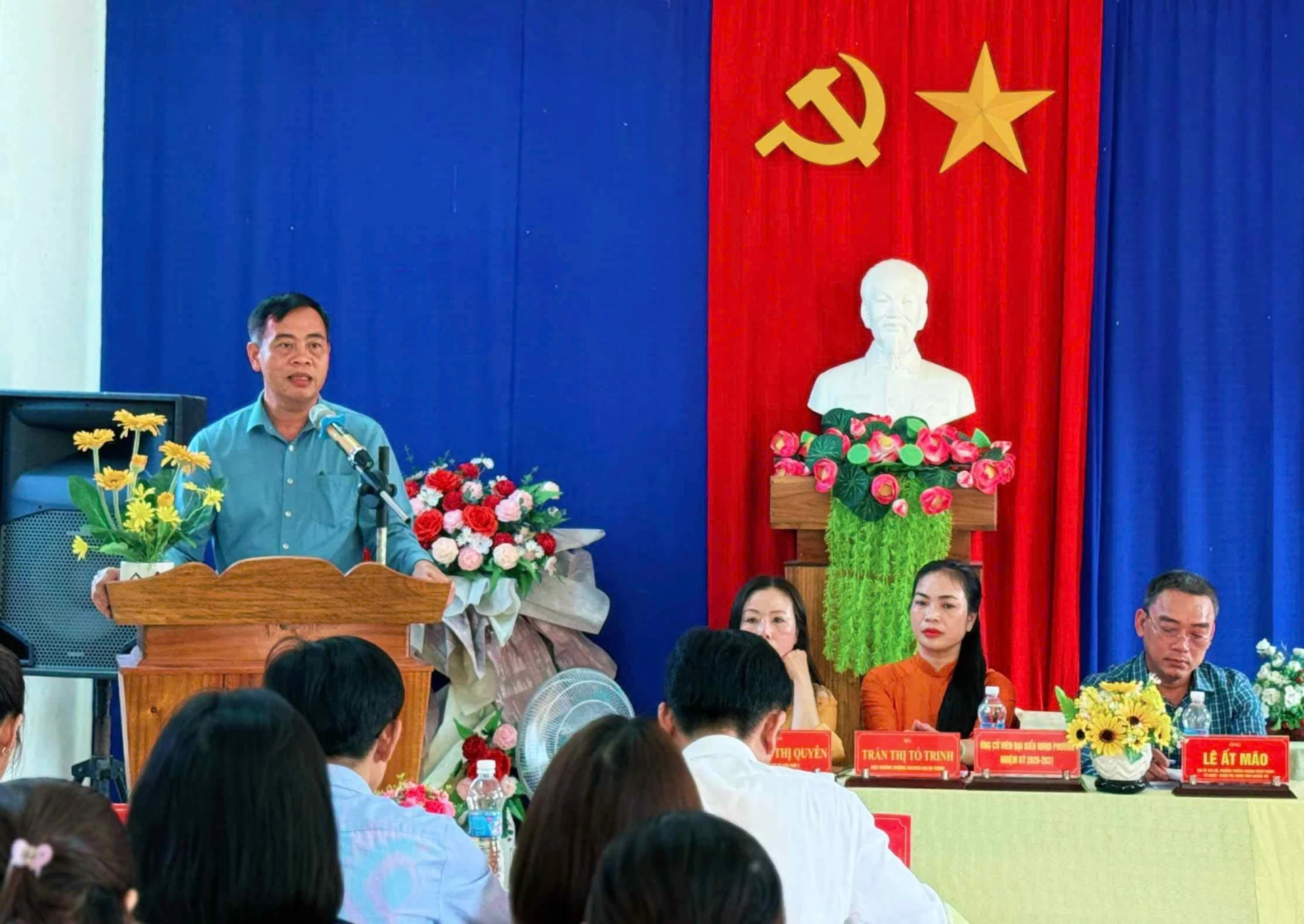 Đồng chí Nguyễn Đăng Quang, Phó Bí thư Tỉnh ủy, Chủ tịch HĐND tỉnh phát biểu tại hội nghị - Ảnh: M.N