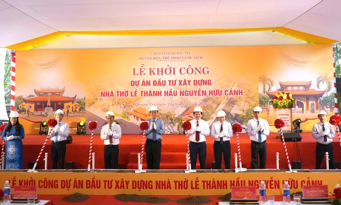 Khởi công xây dựng Nhà thờ Lễ Thành hầu Nguyễn Hữu Cảnh
