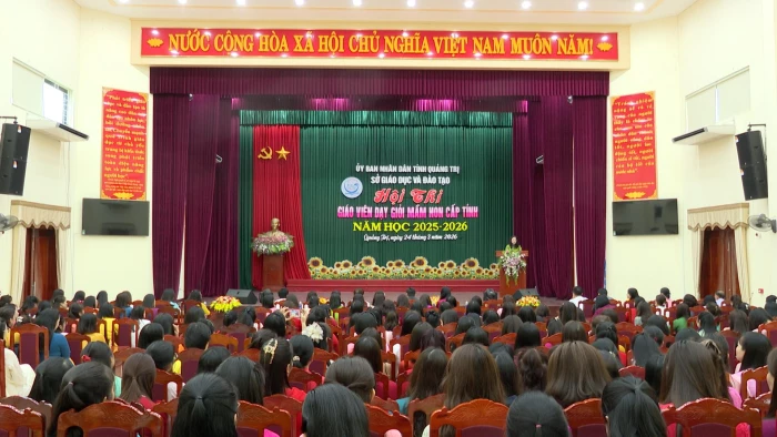 Khai mạc hội thi Giáo viên dạy giỏi mầm non cấp tỉnh năm học 2025-2026