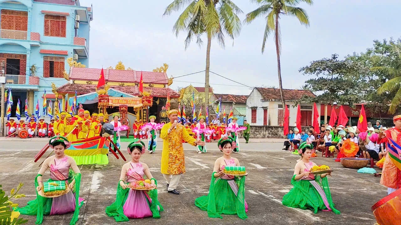 Ấn tượng lễ hội cầu ngư Cảnh Dương - Ảnh: NVCC