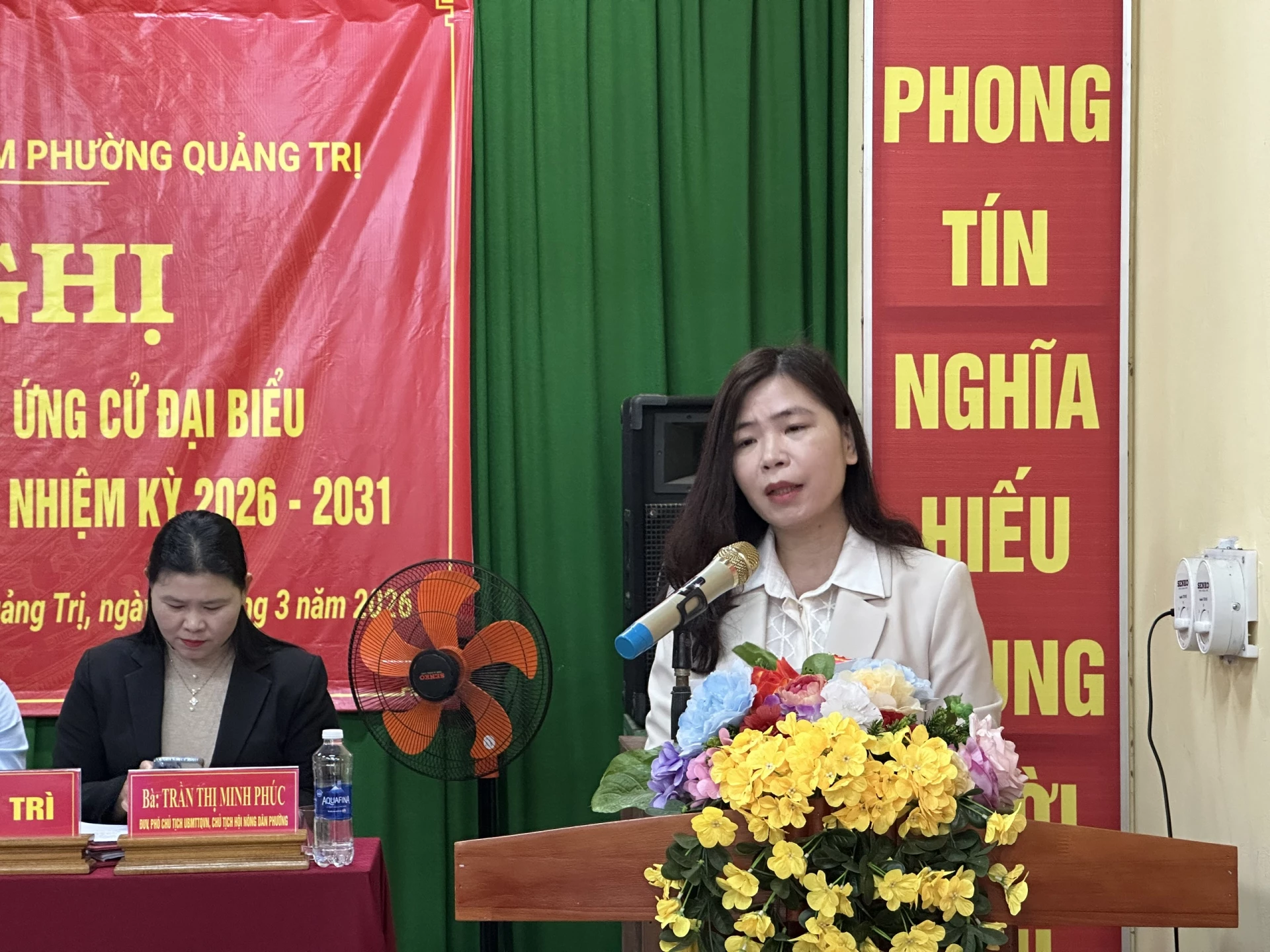 Bà Bùi Thị Vân - Ủy viên Ban Chấp hành Đảng bộ Đoàn ĐBQH và HĐND tỉnh, Chánh Văn phòng Đoàn ĐBQH và HĐND tỉnh - Ảnh: NL