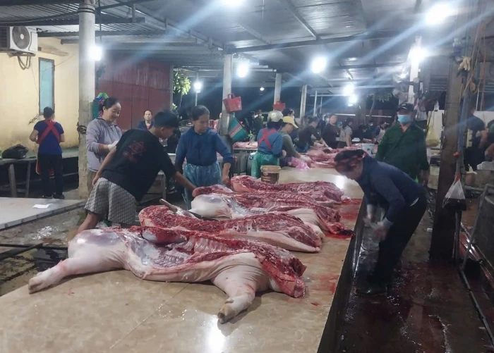 Lò mổ hoạt động vượt công suất nhiều lần trong thời gian dài