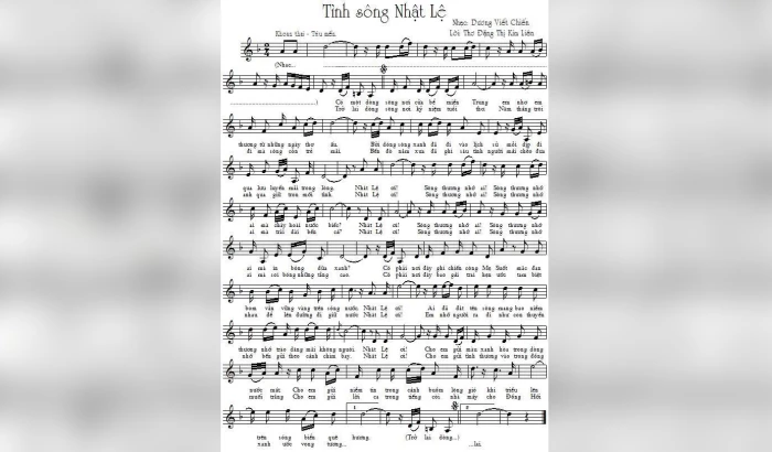 Tình sông Nhật Lệ: Bản giao hưởng của thơ và nhạc