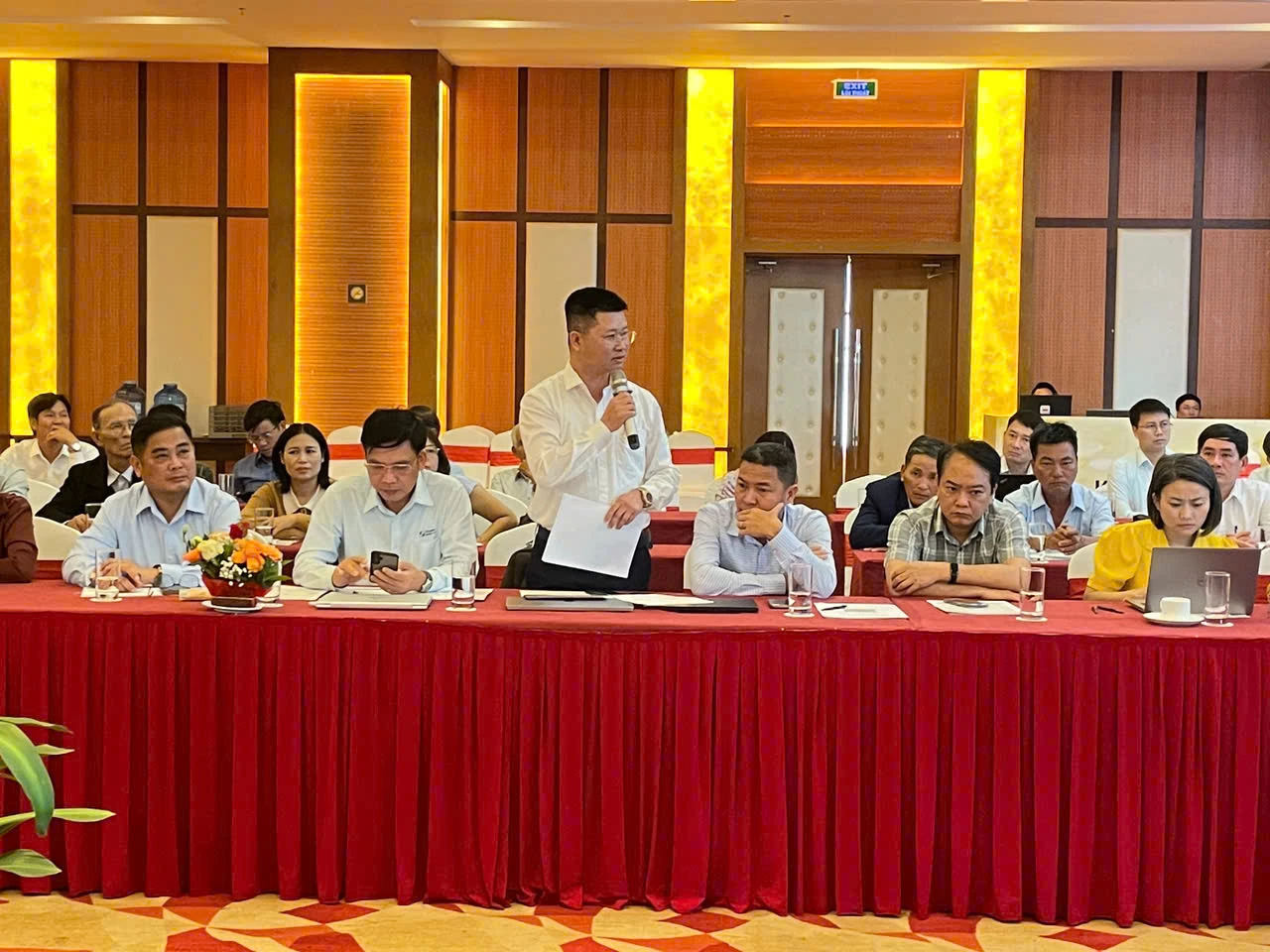 Các đại biểu thảo luận tại hội nghị tập huấn