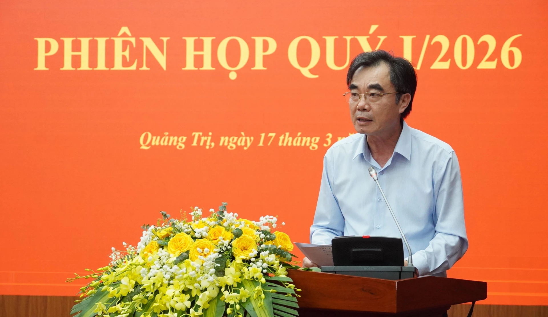 Đồng chí Nguyễn Lương Bình, Trưởng Ban Tổ chức Tỉnh ủy - Ảnh: QV