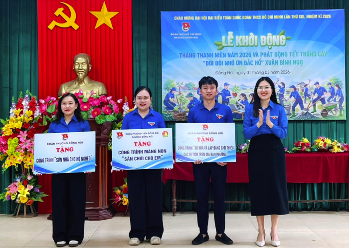 Phường Đồng Hới: Khởi động Tháng Thanh niên năm 2026