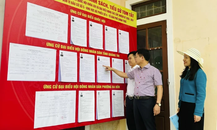 Phường Ba Đồn: Chủ động, linh hoạt trong triển khai công tác bầu cử
