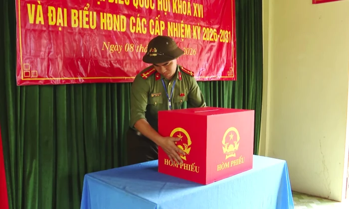 Tăng cường bảo đảm an ninh trật tự ngay tại cơ sở cho ngày bầu cử