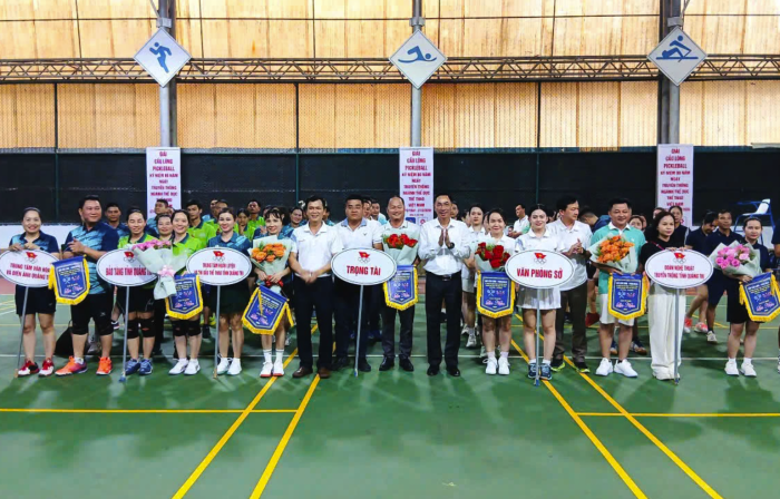 Khai mạc giải Cầu lông, Pickleball ngành Văn hóa, Thể thao và Du lịch