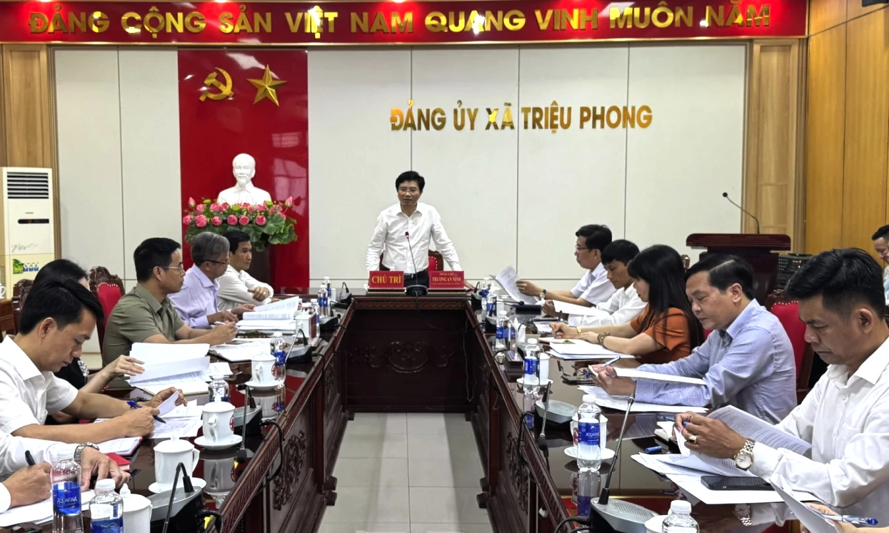 Công bố Quyết định kiểm tra của Ban Thường vụ Tỉnh ủy đối với Ban Thường vụ Đảng ủy các xã