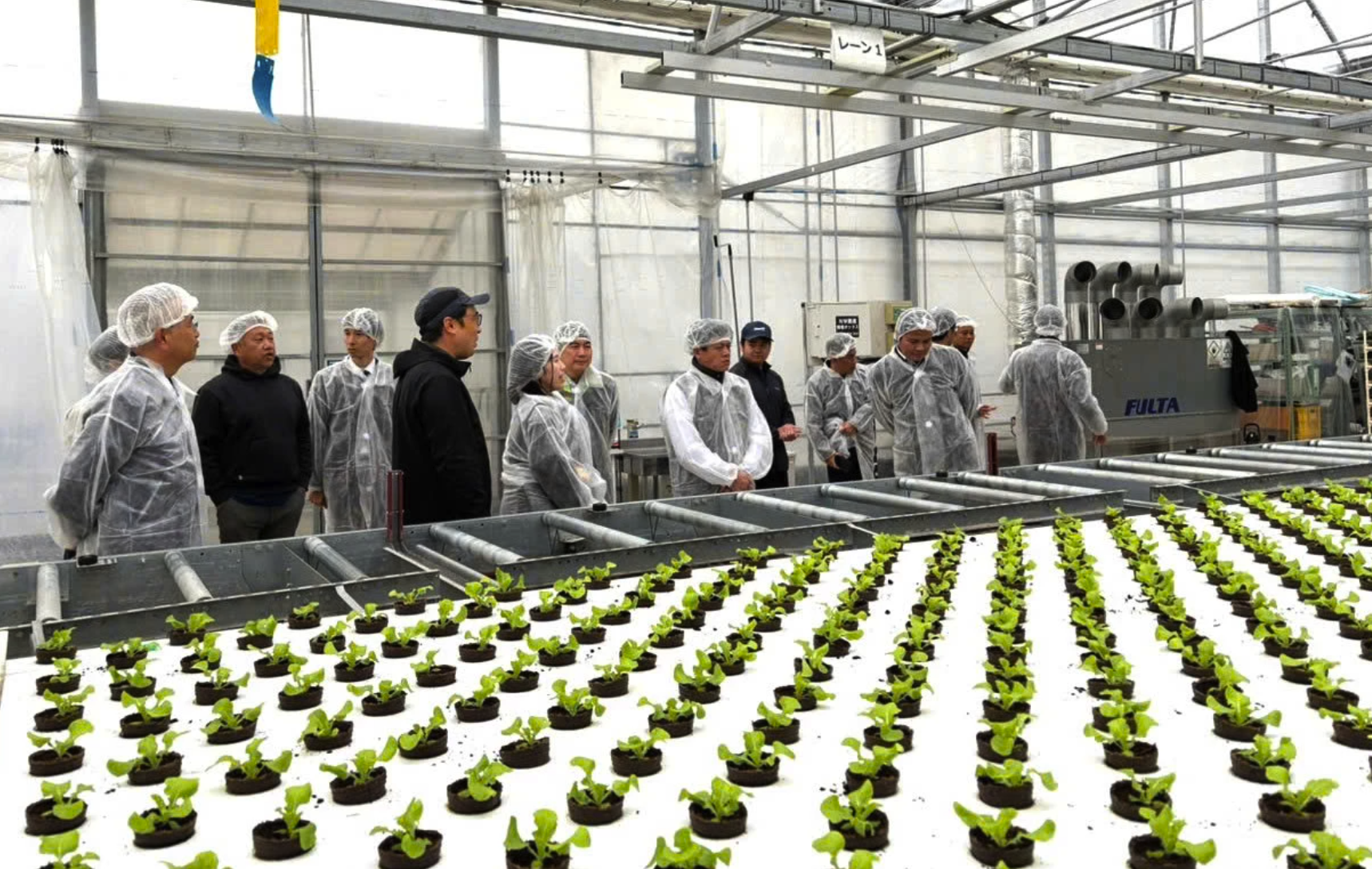 Đoàn công tác khảo sát thực tế mô hình sản xuất nông nghiệp hiện đại tại tỉnh Yamanashi (Nhật Bản) - Ảnh: Đ.H