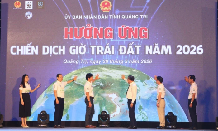 Hưởng ứng Chiến dịch Giờ Trái đất năm 2026