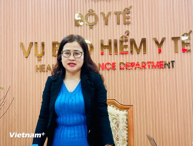 Bà Trần Thị Trang - Vụ trưởng Vụ Bảo hiểm Y tế (Bộ Y tế). (Ảnh: T.G/Vietnam+)