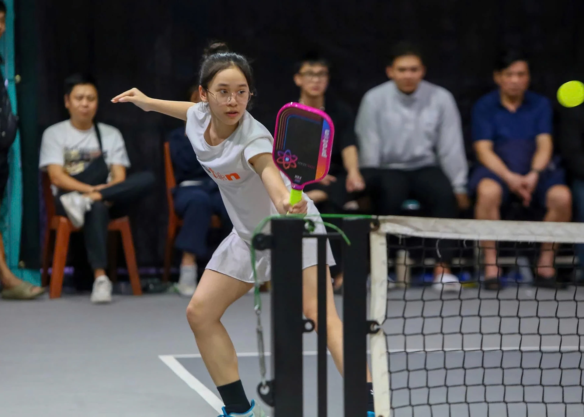 Trần Huy Bảo Châu được đánh giá là vận động viên pickleball trẻ triển vọng, có khả năng phát triển ở cấp độ cao hơn trong tương lai - Ảnh: N.V.C.C