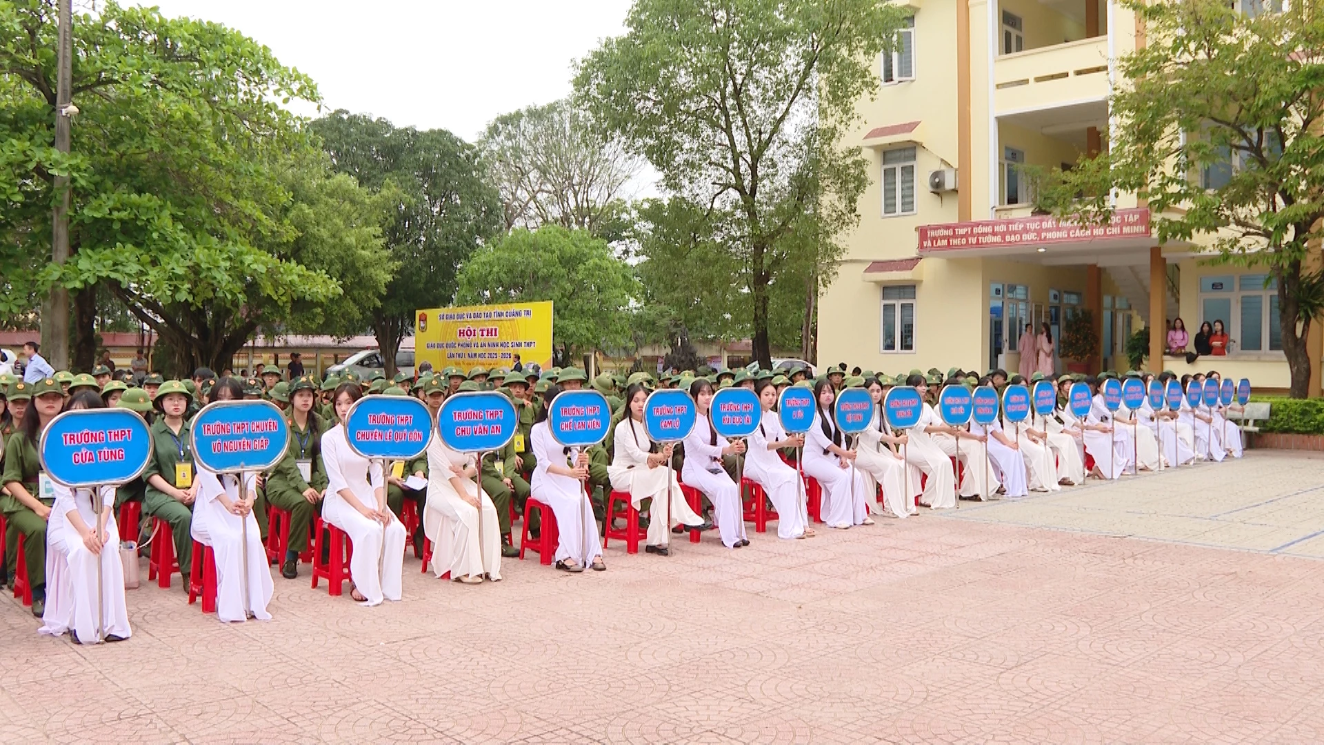 Các đơn vị tham gia hội thi - Ảnh: Thùy Trang