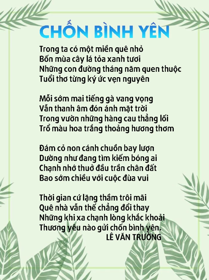 Chốn bình yên