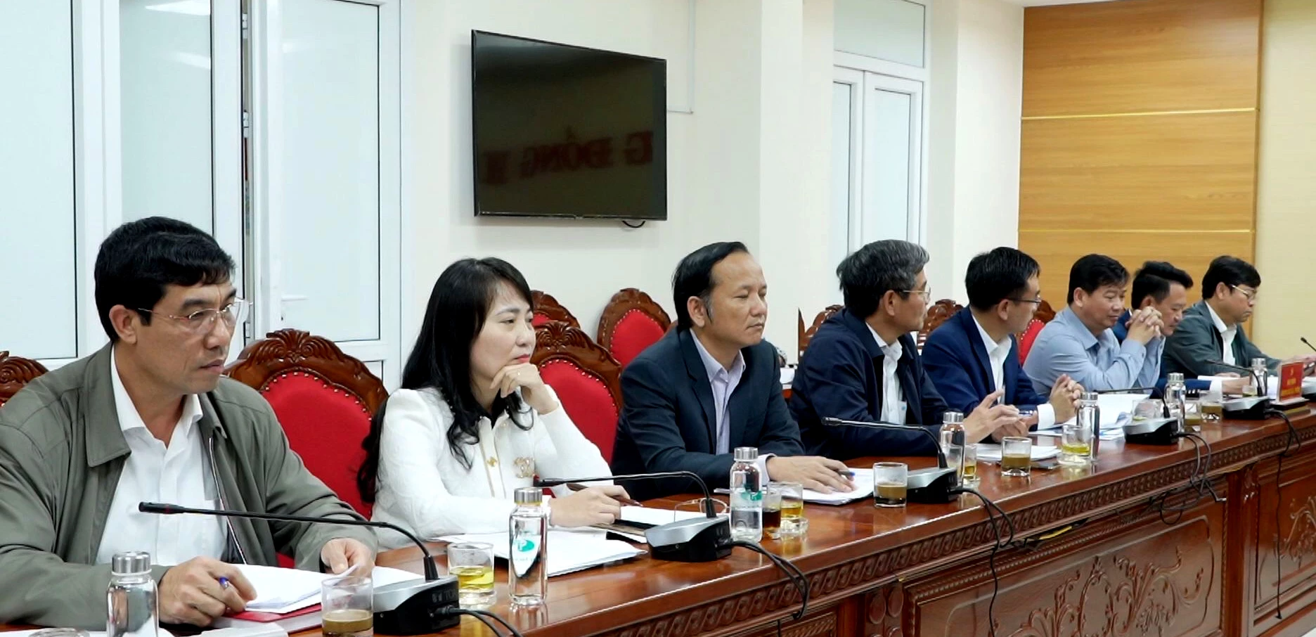 Đại diện các xã, phường tham dự - Ảnh: H.Tr.