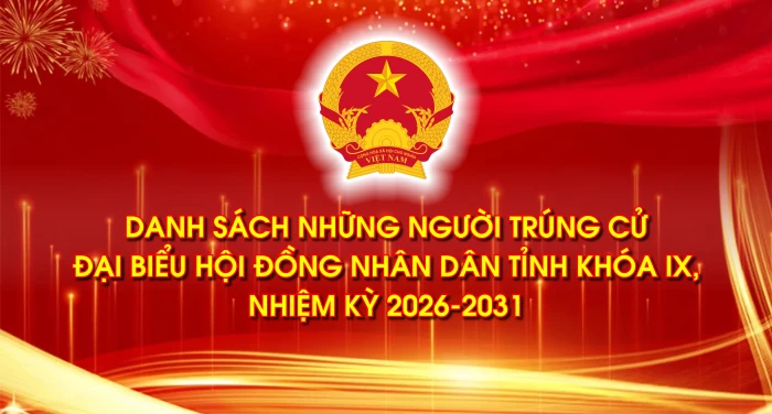 Danh sách những người trúng cử đại biểu HĐND tỉnh Quảng Trị khóa IX, nhiệm kỳ 2026-2031